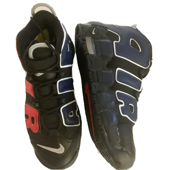 Nike Air kids More Uptempo '96 Mid Split sneakers DM0017-001 Sz 5.5Y, 7Y, 5Y