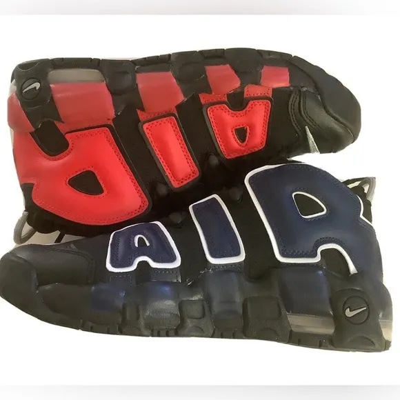 Nike Air kids More Uptempo '96 Mid Split sneakers DM0017-001 Sz 5.5Y, 7Y, 5Y