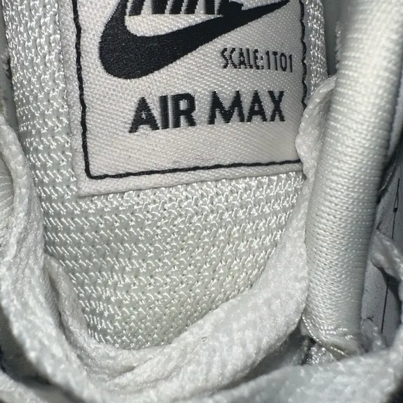Nike Air Max 1 Sketch to Shelf White Sneakers with Black Accents