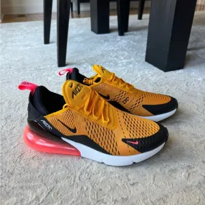 Nike Air Max 270 Sneakers in Yellow/Orange and Black