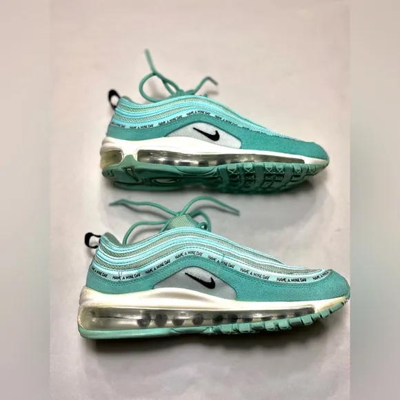 Nike Air Max 97 GS Have A Nike Day Tropical Twist Teal 923288-300 Size 6.5?