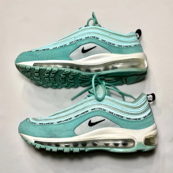 Nike Air Max 97 GS Have A Nike Day Tropical Twist Teal 923288-300 Size 6.5?