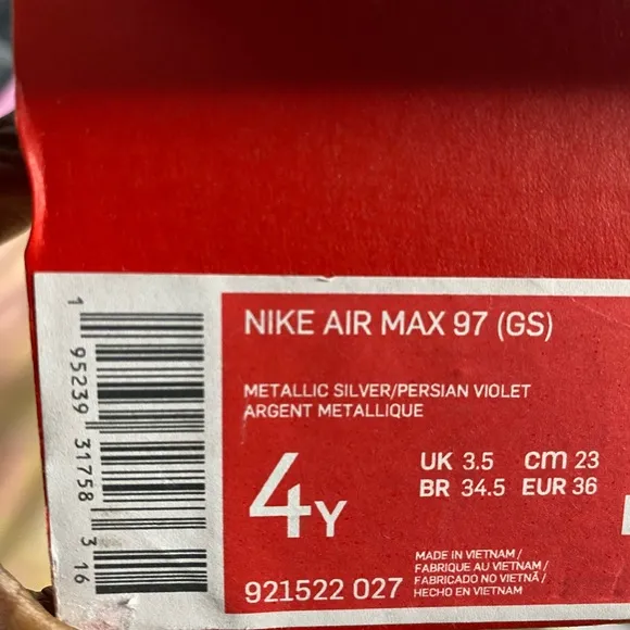 NIKE AIR MAX 97 (Size 4Y)