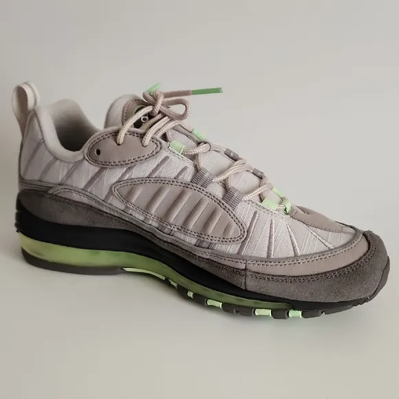 Nike Air Max 98 Sneakers in Taupe and Mint