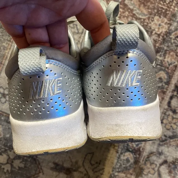 Nike air max thea Metallic Silver Sneakers