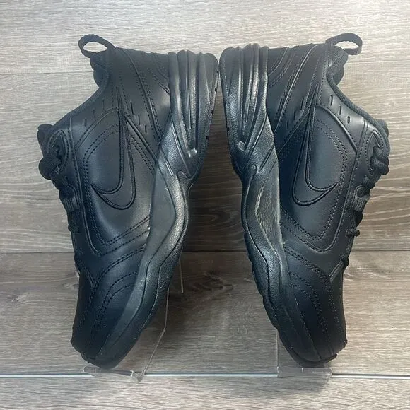 Nike Air Monarch IV (4E) Triple Black Men’s Sz 6.5 Extra-Wide Comfort Sneakers