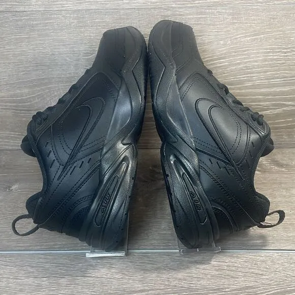 Nike Air Monarch IV (4E) Triple Black Men’s Sz 6.5 Extra-Wide Comfort Sneakers