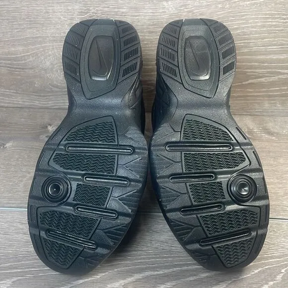 Nike Air Monarch IV (4E) Triple Black Men’s Sz 6.5 Extra-Wide Comfort Sneakers