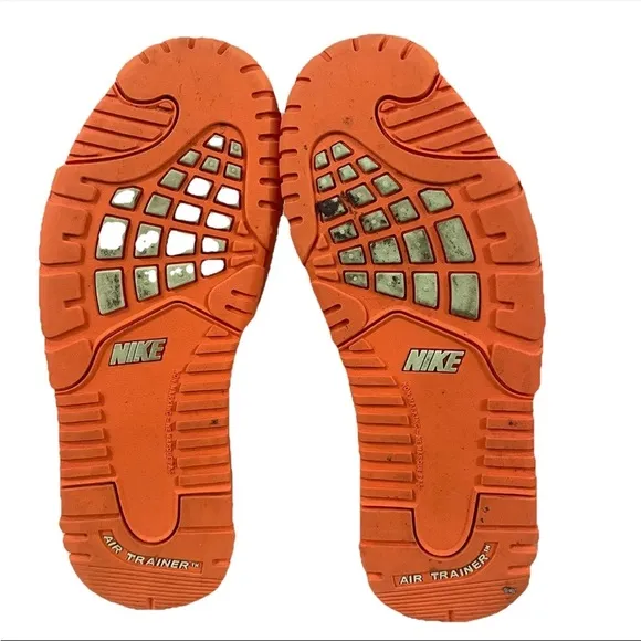 Nike Air Trainer 3 Fir/Flat Pewter/Lt Orewood Brn/Orange/Forest /White size 5Y