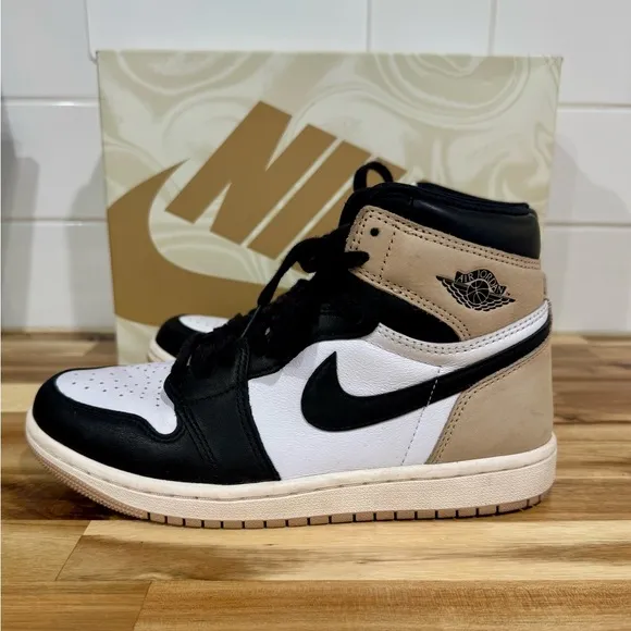 Nike Black and White Air Jordan Sneakers