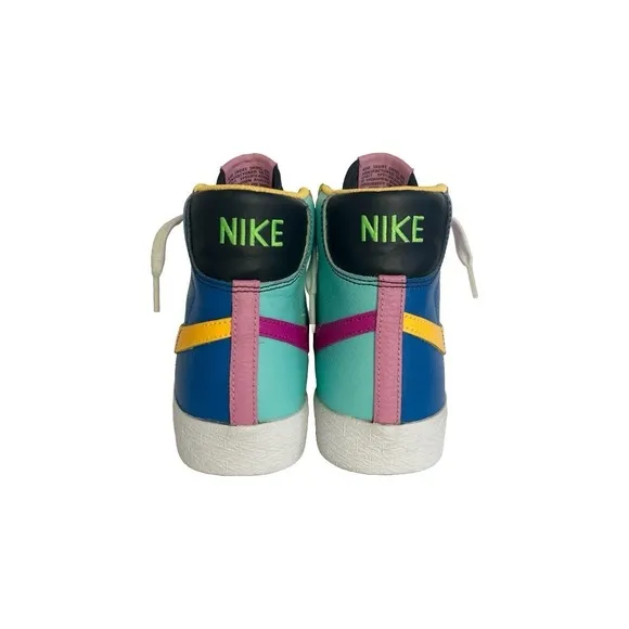 Nike Blazer Mid GS Aurora Purple Orange CZ9441-400 Multicolor Shoes Youth 4.5Y