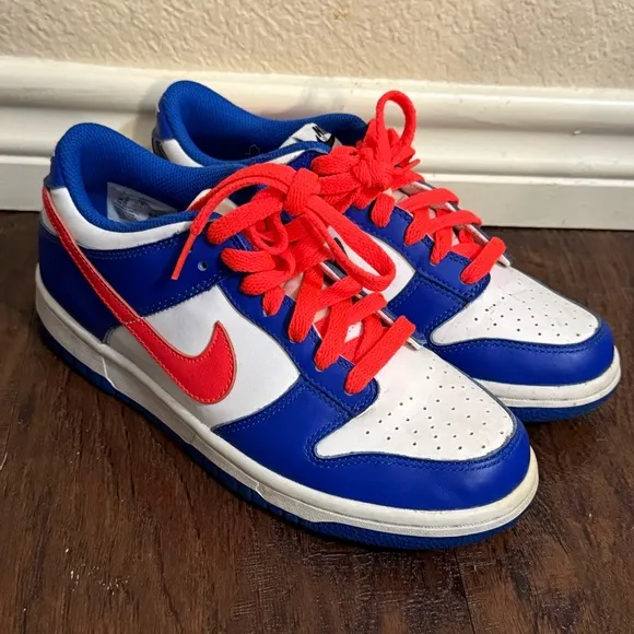 Nike Dunk Low GS ‘Game Royal Crimson’ Sz 5.5Y
