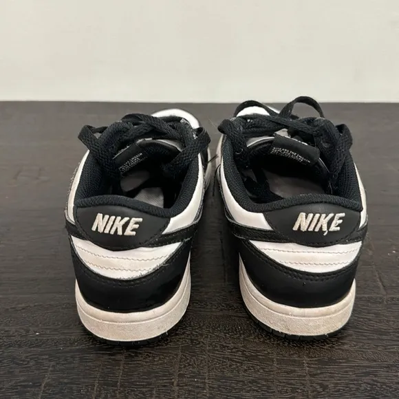 Nike Dunk Low Panda Black White Shoe kids 3y