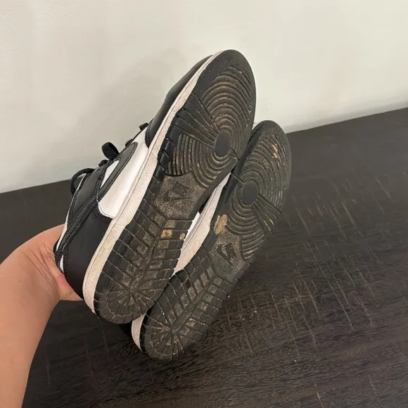 Nike Dunk Low Panda Black White Shoe kids 3y