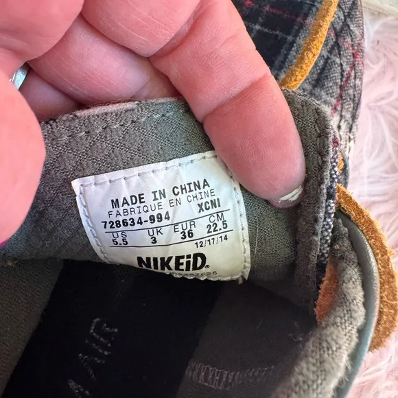Nike ID Pendleton Janoski Plaid hi