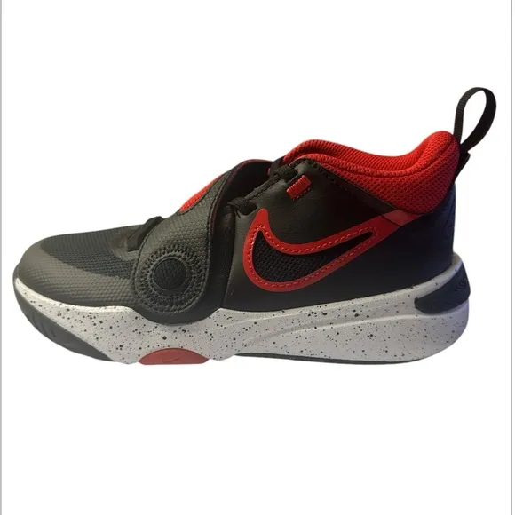 Nike Kids Black and Red Sneakers