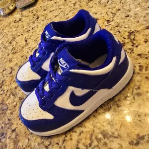 Nike Kids Blue and White Sneakers