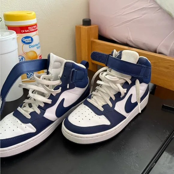 Nike Kids Blue and White Sneakers
