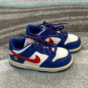 Nike Kids dunk superhero Blue and Red Sneakers