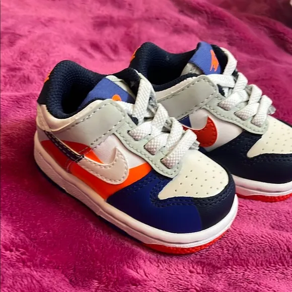 Nike Kids' Navy and Orange Sneakers