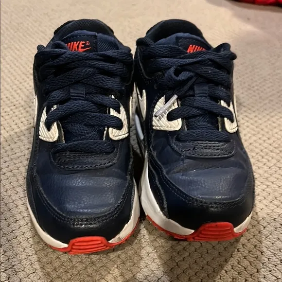 Nike Kids Navy and Red SneakersAir max
