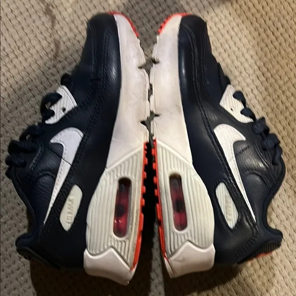 Nike Kids Navy and Red SneakersAir max