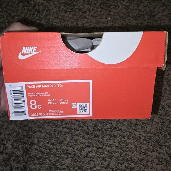 Nike Kids Purple Air270's