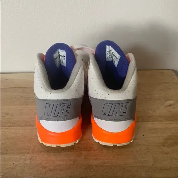 Nike Kids' White and Orange Sneakers