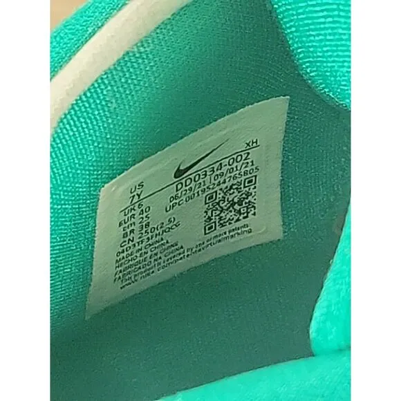 🔥Nike Kyrie Infinity x Sue Bird Mid Golden Tribute Sea Glass 7Y Turq DD0334-002