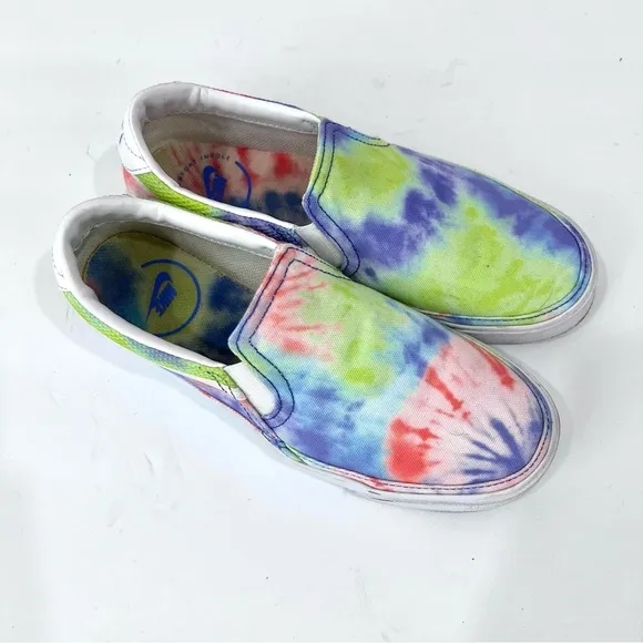 Nike Nike Court Legacy Print Boho Neon Tie Dye Slip On Loafer Chelsea Sneakers
