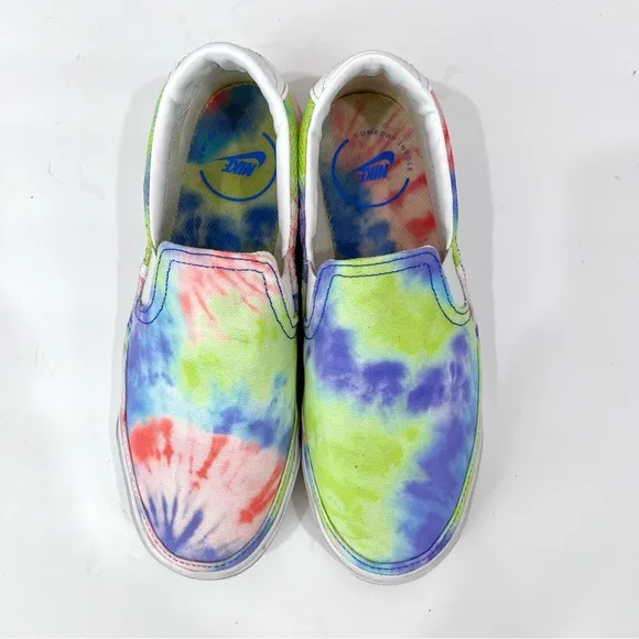 Nike Nike Court Legacy Print Boho Neon Tie Dye Slip On Loafer Chelsea Sneakers
