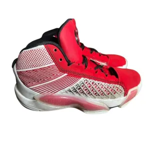 Nike Sneakers 5Y Red Air Jordan Black Lace Up Hi Top Athletic Active Basketball