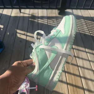 Nine Dunks Kids Mint Green Sneakers