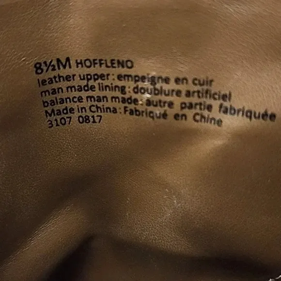 Nine West Hoffleno Tan Suede Pull On Ankle Boots Round Toe Stacked Heel Sz 8.5M