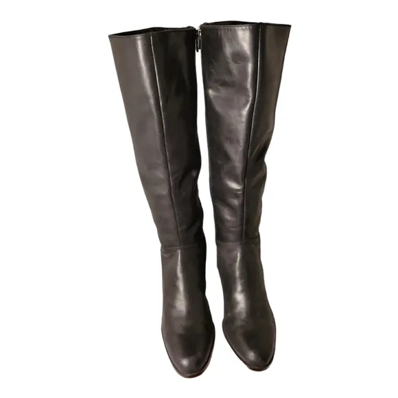 Nine West Junessao Leather Scruch Boot 9.5