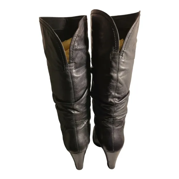 Nine West Junessao Leather Scruch Boot 9.5