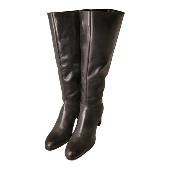Nine West Junessao Leather Scruch Boot 9.5