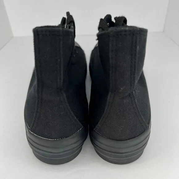 No Bo Womens WMNB42AC013L Black Platform Lace Up High-Top Size 10 Sneakers