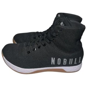NOBULL Women’s Size 6.5 Black High Top Trainers Athletic Gym Workout Sneakers