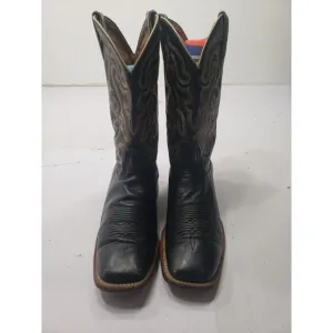 Nocona NB4030 Men’s Imperial Black Calf Western Square Toe Boots Size 9 1/2D