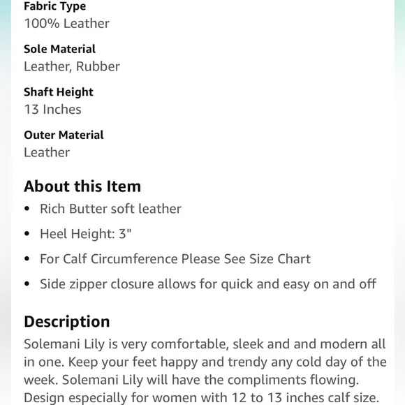 NWB Sole Mani Lilly Slim Calf Leather Boots