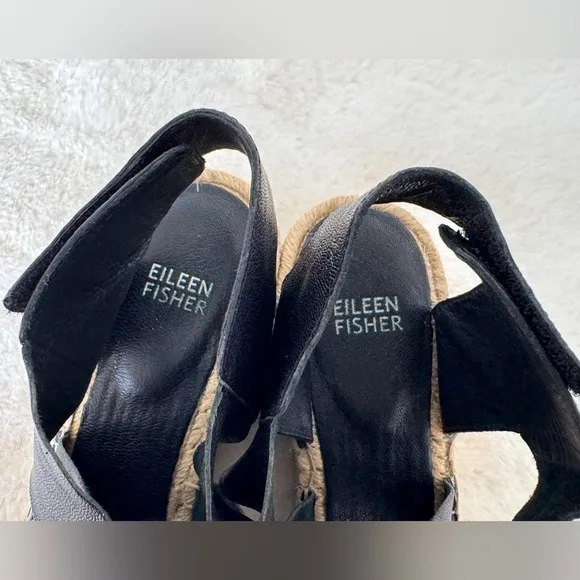 NWOB Eileen Fisher Willow Wedge Espadrille, Size 9