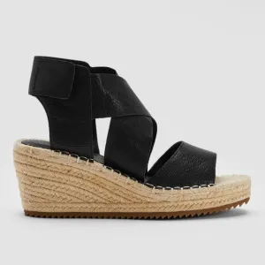 NWOB Eileen Fisher Willow Wedge Espadrille, Size 9