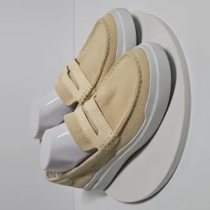 NWOT Cole Haan Grandseries Grandpro Rally Penny Loafer Sneaker Cream White 10