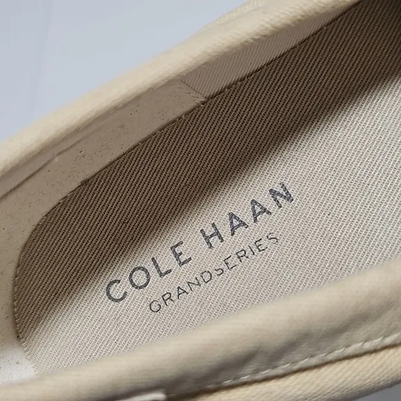 NWOT Cole Haan Grandseries Grandpro Rally Penny Loafer Sneaker Cream White 10