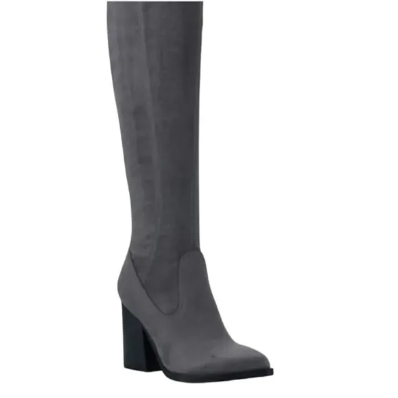 NWOT Marc Fisher Onyse Over the Knee Boots Stormy Grey Boots – Sz 8.5