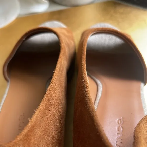 NWOT! Vince Sonora Wedge Espadrilles in Cashew Suede