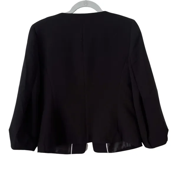 NWT Banana Republic‎ zip Front Blazer Jacket with Balloon Sleeve