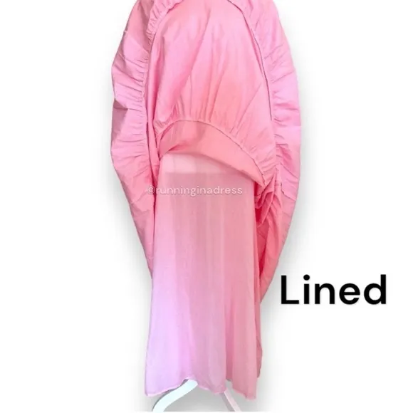 NWT Charlie Holiday Flores Midi Dress In Color Candy Pink Size 8