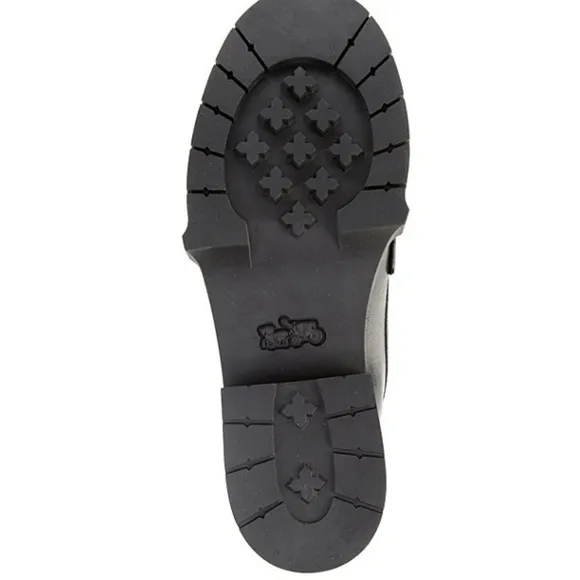 NWT Coach Women's Black Lug Sole Loafers